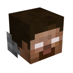 Black skin: head render