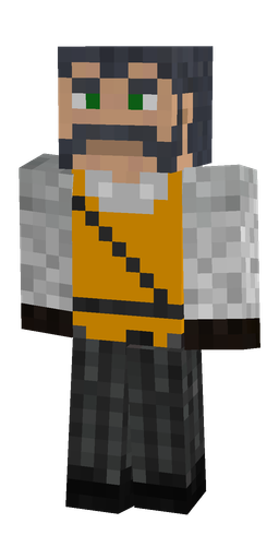 Black skin: body, front render