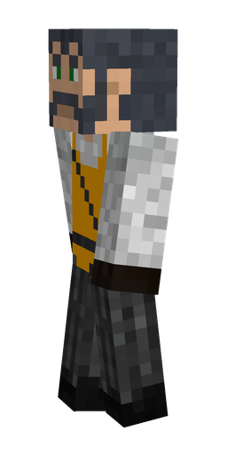 Black skin: body, left side render