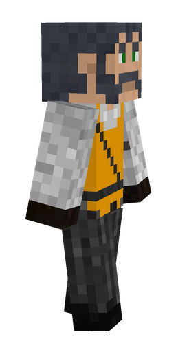 Black skin: body, right side render