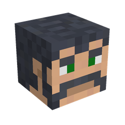 Black skin: head render