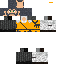 Black skin: raw texture render