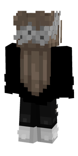 Black skin: body, back render