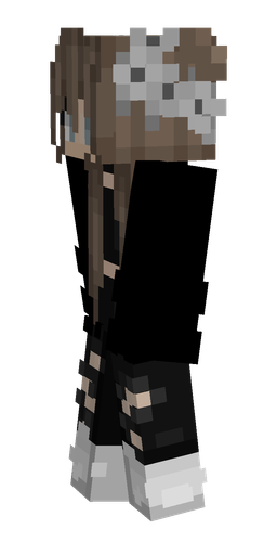 Black skin: body, left side render