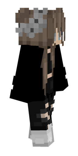 Black skin: body, right side render