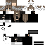 Black skin: raw texture render
