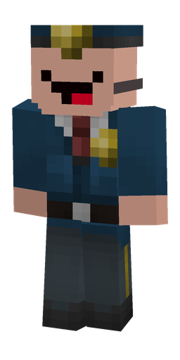 Black skin: body, front render
