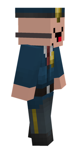 Black skin: body, right side render