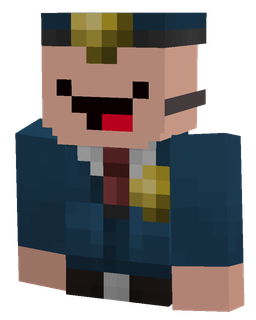 Black skin: bust render
