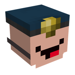 Black skin: head render