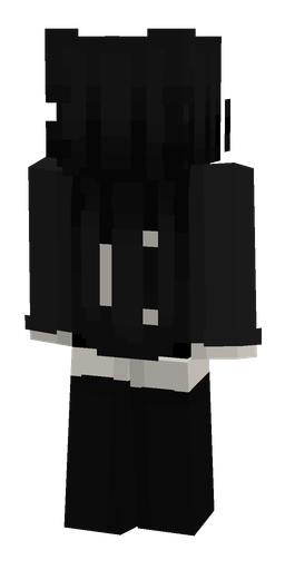 Black skin: body, back render
