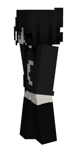 Black skin: body, left side render