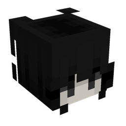 Black skin: head render