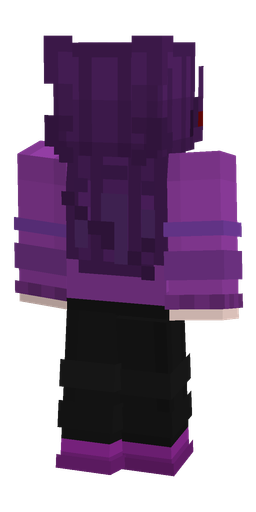 Black skin: body, back render
