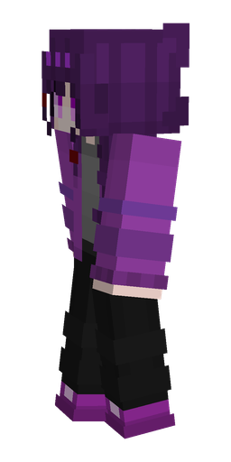 Black skin: body, left side render
