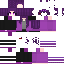 Black skin: raw texture render