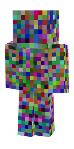 Blue skin: body, front render