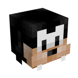 Black skin: head render