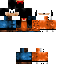 Black skin: raw texture render