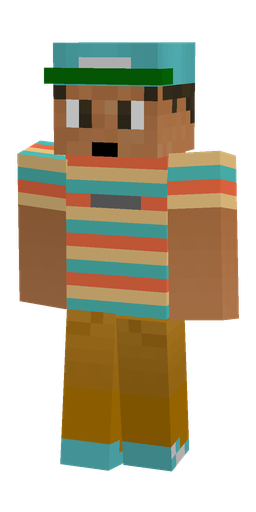 Blue skin: body, front render