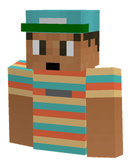 Blue skin: bust render