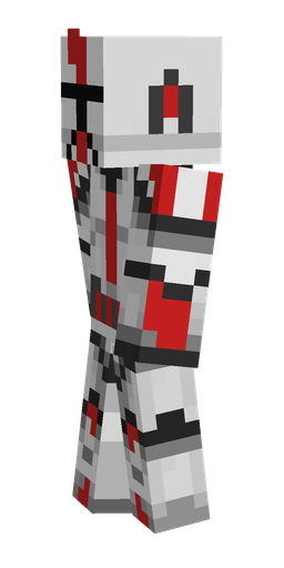 Black skin: body, left side render