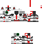 Black skin: raw texture render