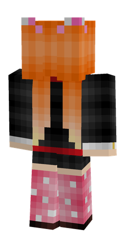 Black skin: body, back render