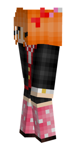 Black skin: body, left side render