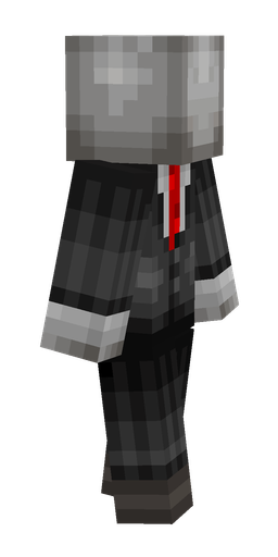 Black skin: body, right side render
