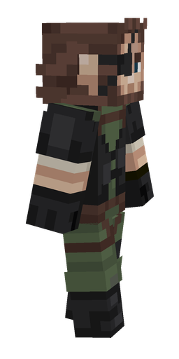 Black skin: body, right side render