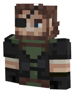 Black skin: bust render
