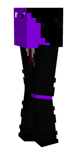Black skin: body, left side render