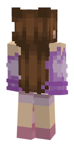 Brown skin: body, back render