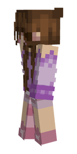 Brown skin: body, left side render