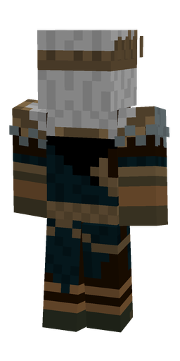 Black skin: body, back render