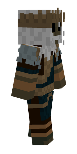 Black skin: body, right side render