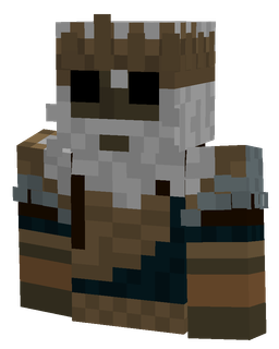 Black skin: bust render