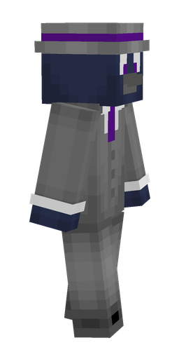 Blue skin: body, right side render