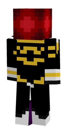 Black skin: body, back render