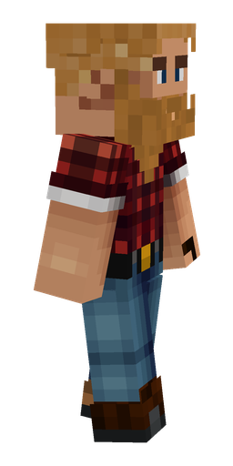 Black skin: body, right side render