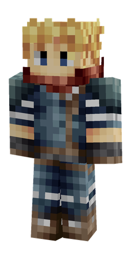 Black skin: body, front render
