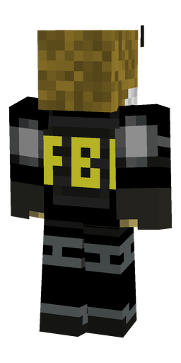 Black skin: body, back render