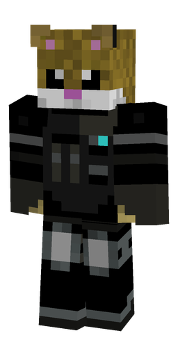 Black skin: body, front render