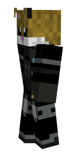 Black skin: body, left side render