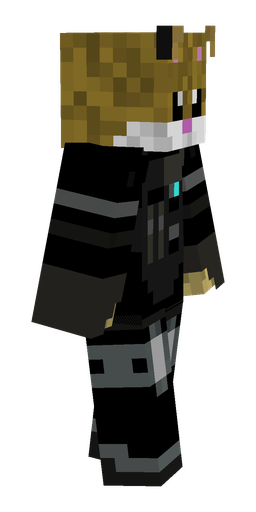 Black skin: body, right side render