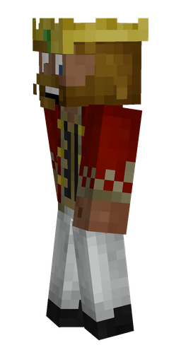 Brown skin: body, left side render