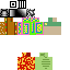 Classic skin: raw texture render