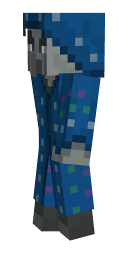 Black skin: body, left side render