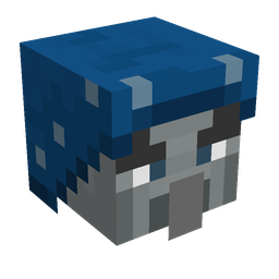 Black skin: head render